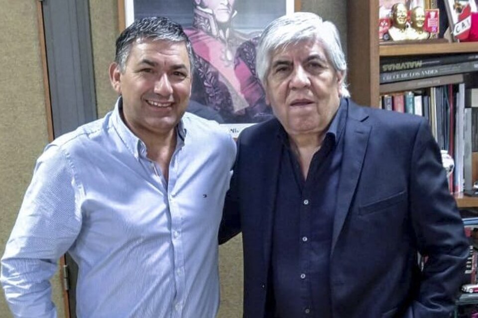 Juan Chulich y Hugo Moyano.