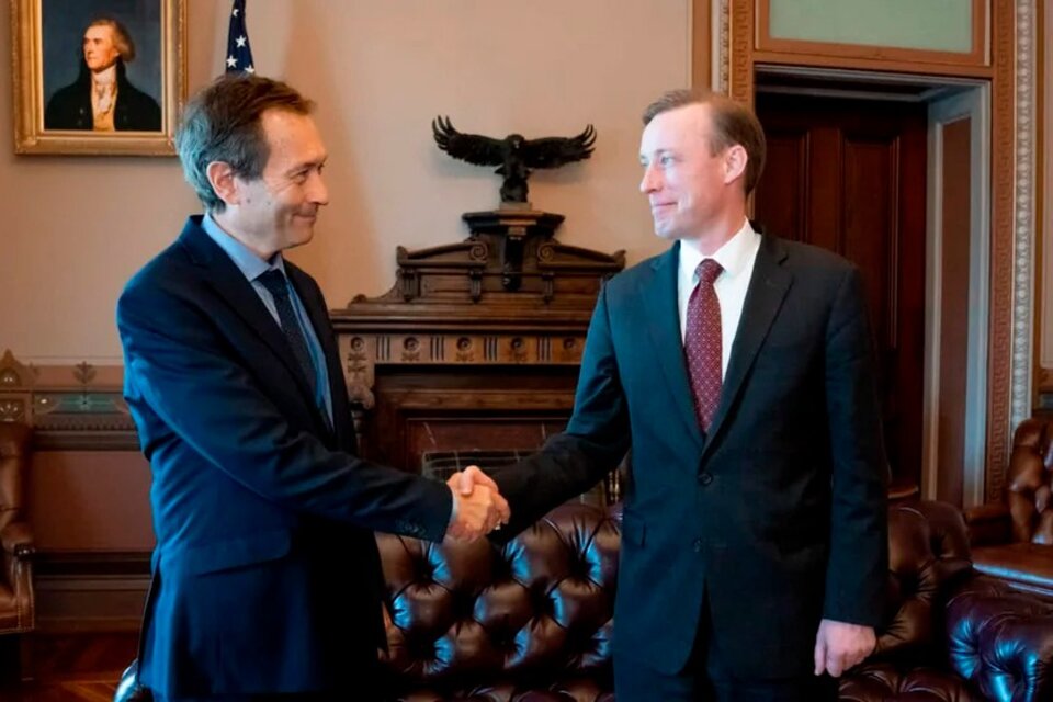 Béliz se reunió con Jake Sullivan, asesor de Seguridad Nacional de Biden. 