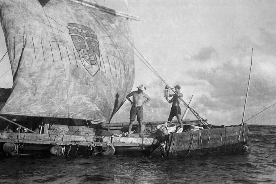 La fascinante travesía de la Kon-Tiki: 101 días en balsa por el Pacífico para probar la llegada de americanos a la Polinesia