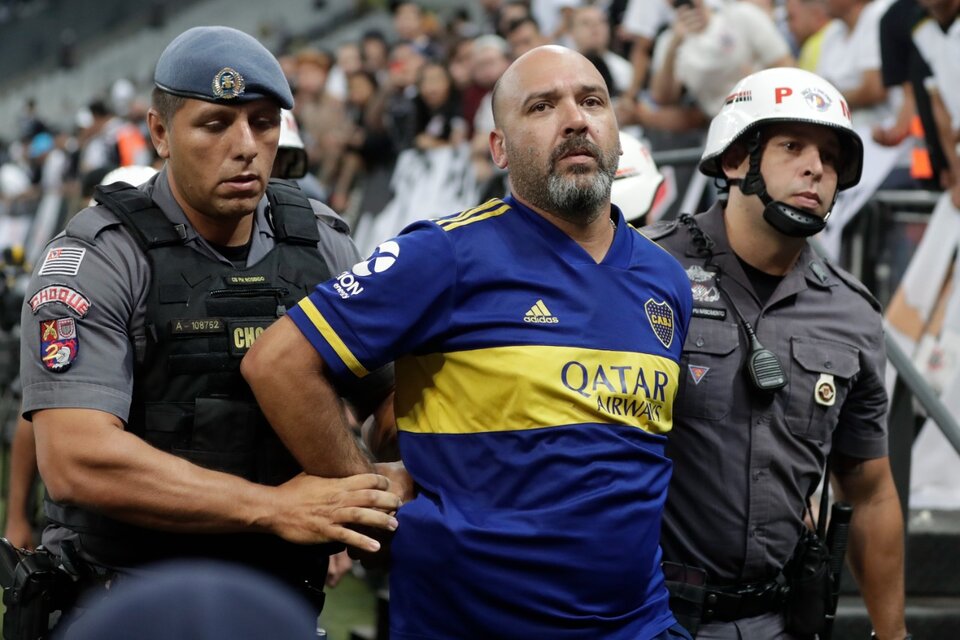 Leandro Germán Ponzo, el hincha de Boca que deberá enfrentar a la justicia brasileña. (Fuente: EFE)