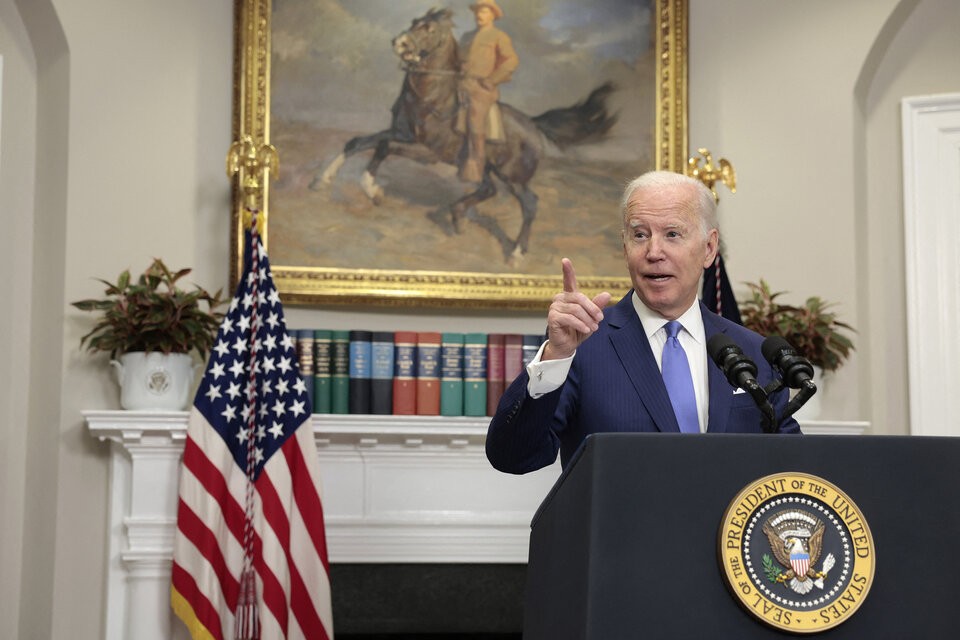  Biden, pidió al Congreso  que apruebe elpaquete de ayuda a Ucrania "lo más rápido posible". (Fuente: AFP)