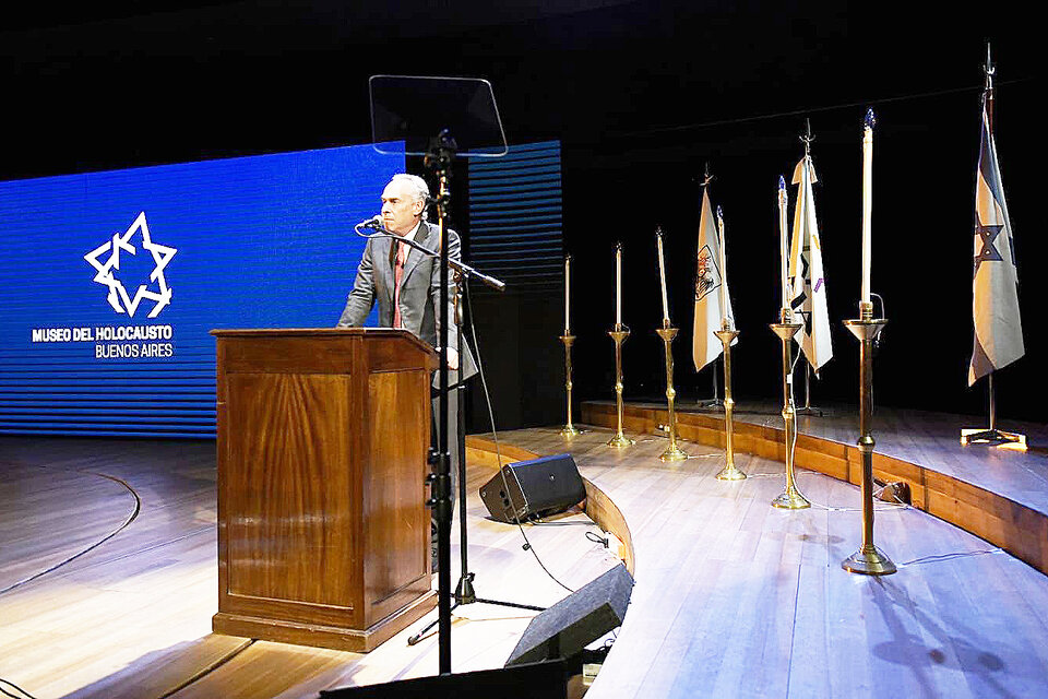 Marcelo Mindlin brindó un discurso durante el acto en el CCK