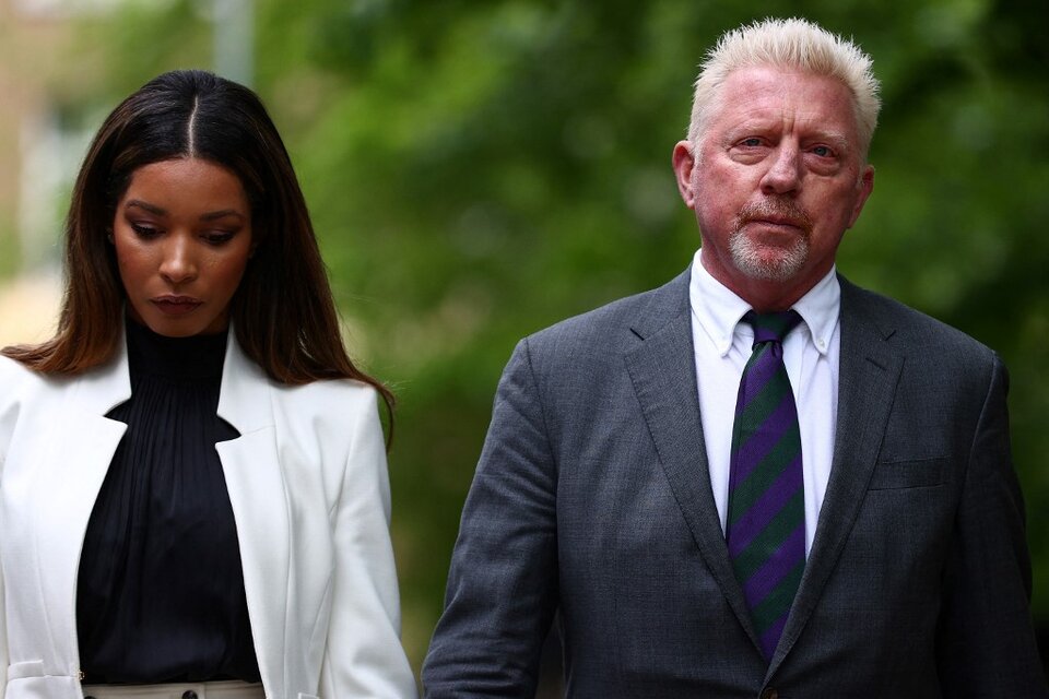 Boris Becker, condenado a dos años y medio de cárcel en Inglaterra (Fuente: AFP)