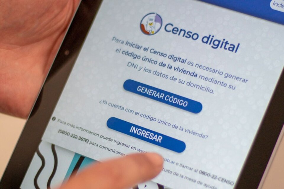 El Censo 2022 se podrá completar de manera online hasta el 18 de mayo a las 8 de la mañana. 