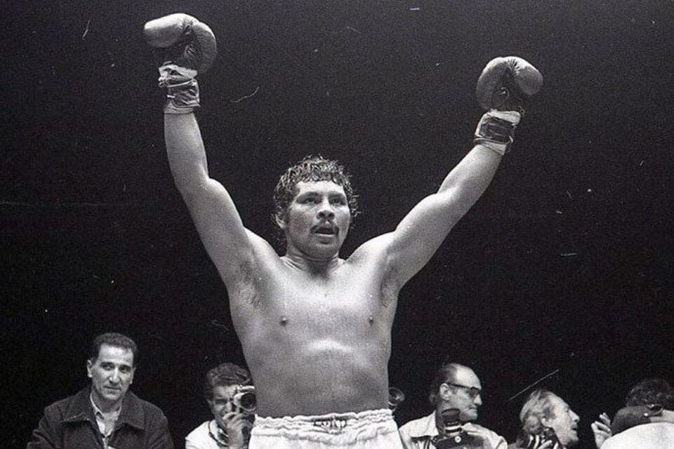 Víctor Emilio Galíndez ganó el 22 de mayo de 1976 una de las peleas de boxeo más dramáticas de la historia. (Fuente: Télam)
