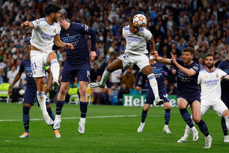 El gol de Rodrygo que le abrió las puertas del triunfo al Real Madrid. (Fuente: EFE)
