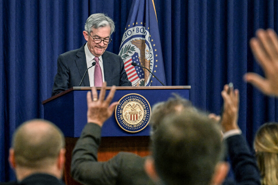 El presidente de la Reserva Federal, Jerome Powell, impulsa el endurecimiento de la política monetaria para bajar la inflación. (Fuente: AFP)
