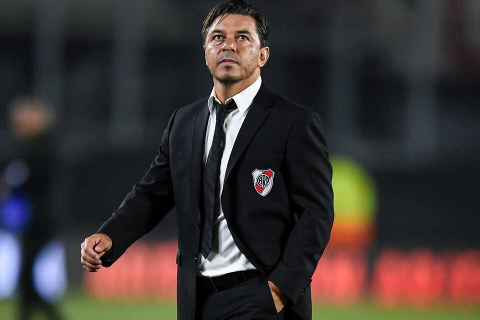 Marcelo Gallardo, DT de River Plate. 