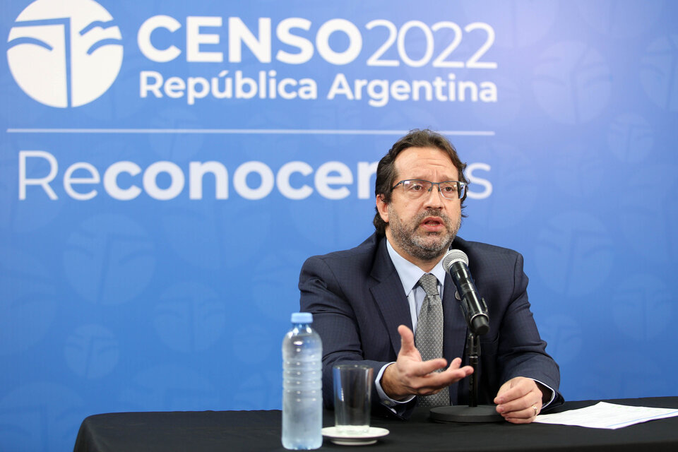 El director del INDEC, Marco Lavagna, brindó detalles del operativo del Censo 2022, Foto: NA.