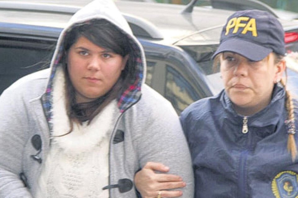Juliana Bonanno fue condenada a prisión perpetua por el doble crimen narco de Belgrano.  (Fuente: Télam)