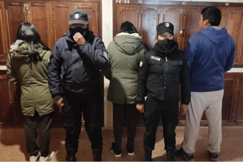 Tres falsos censistas detenidos en Jujuy (Foto: Policía de La Quiaca)