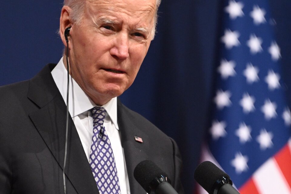 Biden firmó el paquete de ayuda militar a Ucrania. (Fuente: AFP)