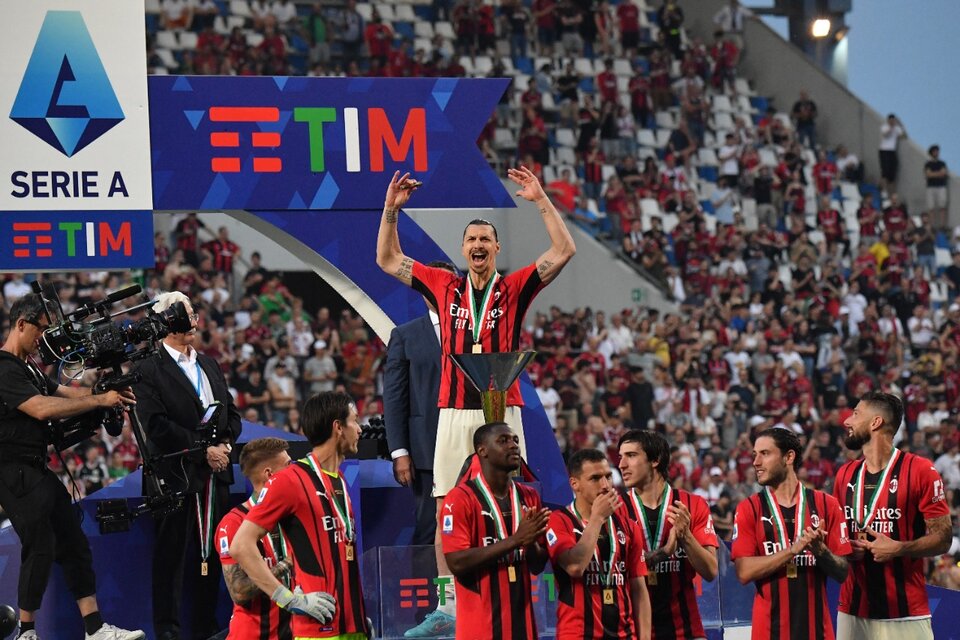 Ibrahimovic, campeón a los 40 años (Fuente: AFP)