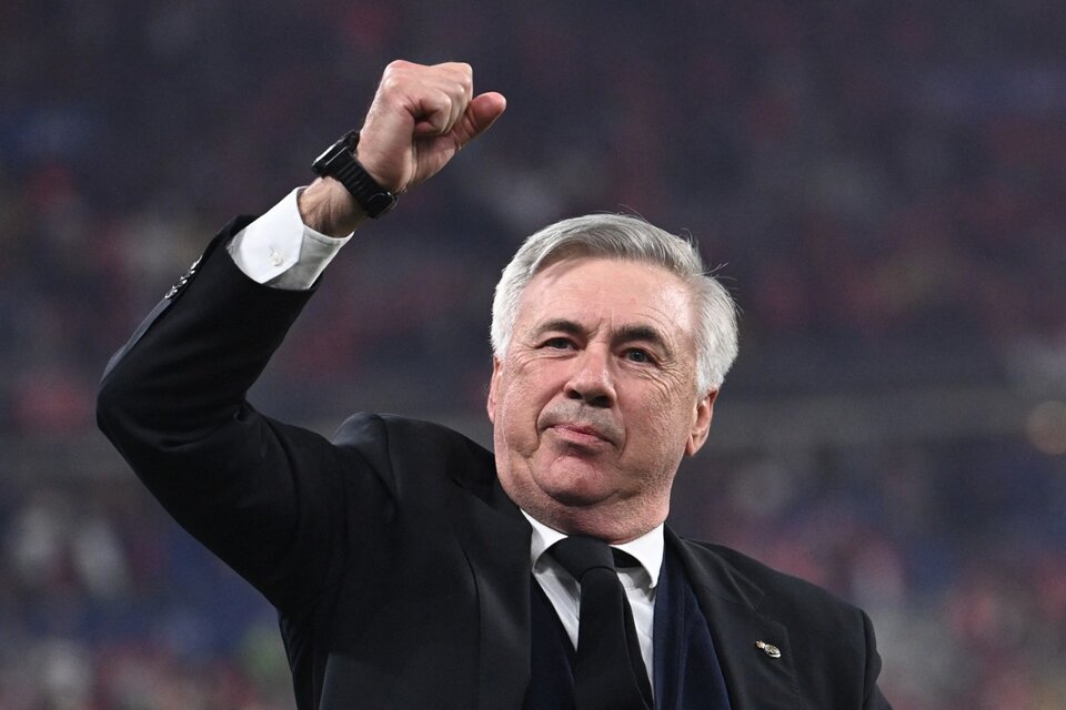 El DT Ancelotti valoró el compromiso de sus jugadores (Fuente: AFP)