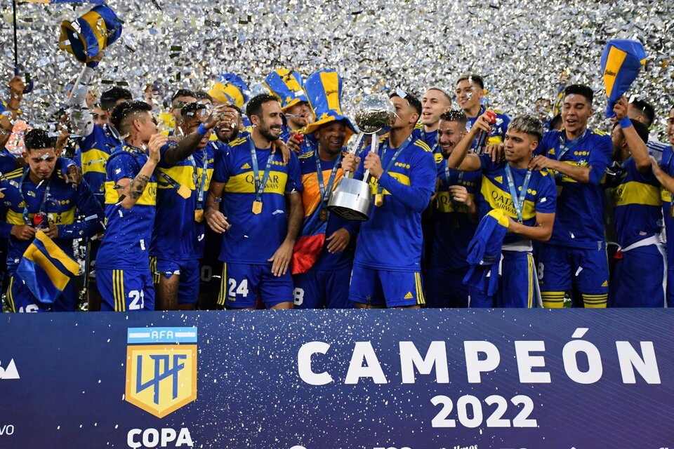 Boca se quedó con la Copa de la Liga al golear a Tigre en la final jugada en Córdoba (Fuente: Fotobaires)