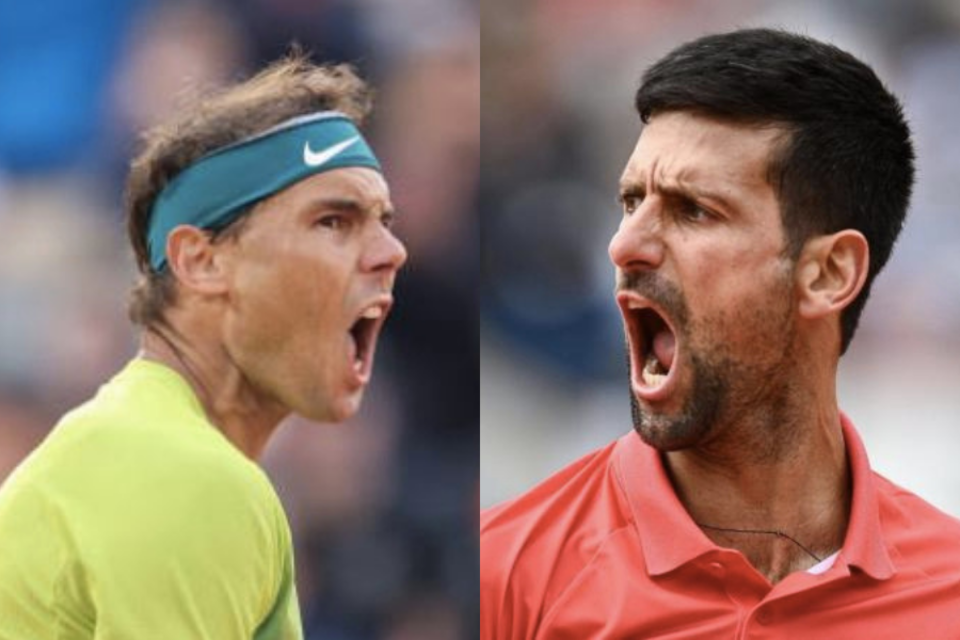 Nadal y Djokovic se enfrentaron 58 veces. 