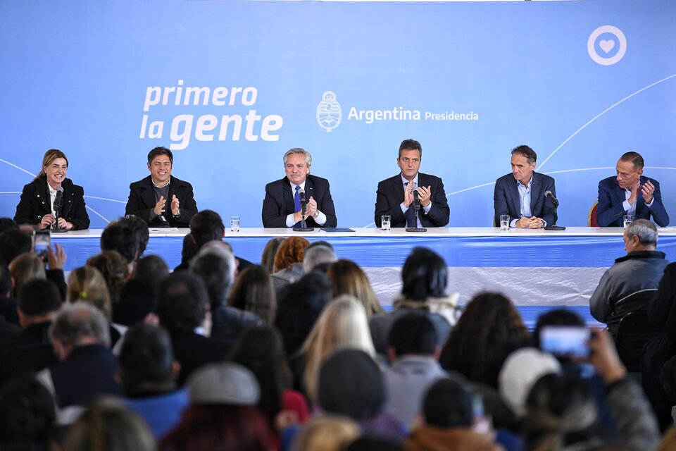 Alberto Fernández cuestionó el rol de la Justicia en las causas contra Mauricio Macri. (Fuente: Prensa Presidencia)