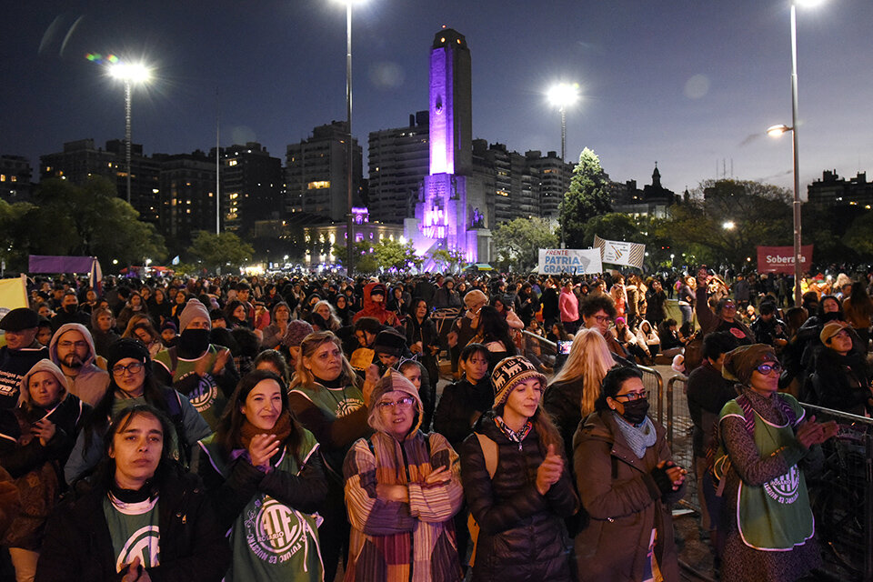 La marcha cerró en el Parque a la Bandera con música en vivo. (Fuente: Andres Macera)