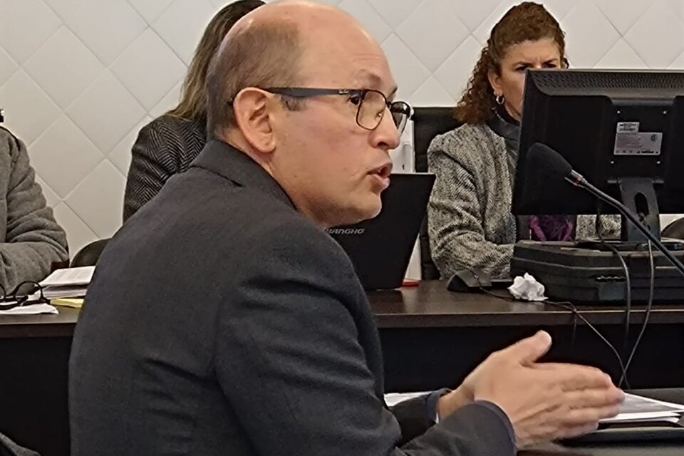 Gallardo Sansone, declarando en el juicio.
