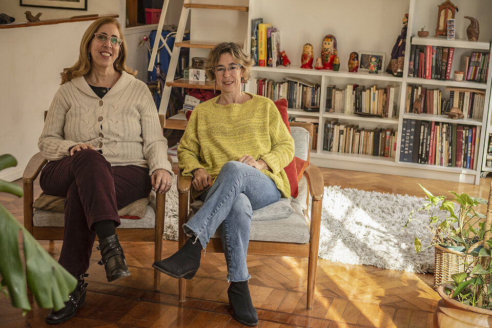 Las investigadoras Claudia Feld y Marina Franco. (Fuente: Verónica Bellomo)