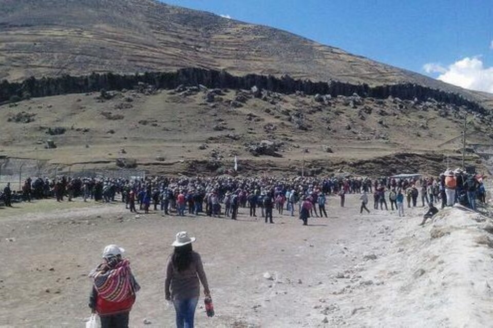 Ocurrió en la región andina de Arequipa, a 1000 kilómetros de Lima. (Foto: AFP).