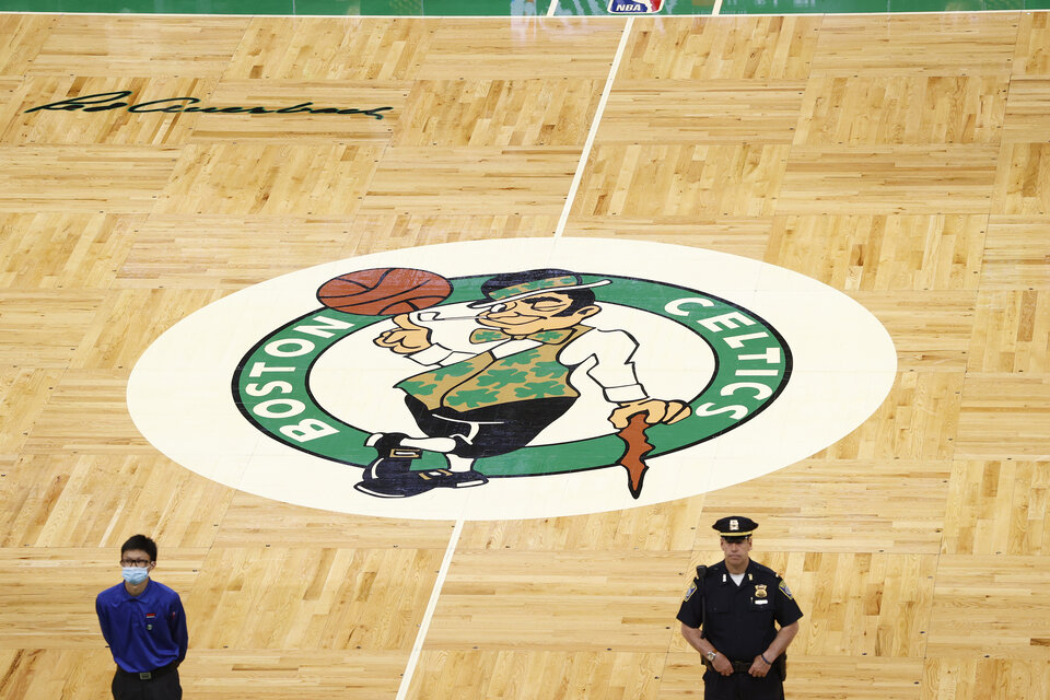 El emblemático parquet del TD Garden, el estadio donde juega Boston Celtics (Fuente: EFE)