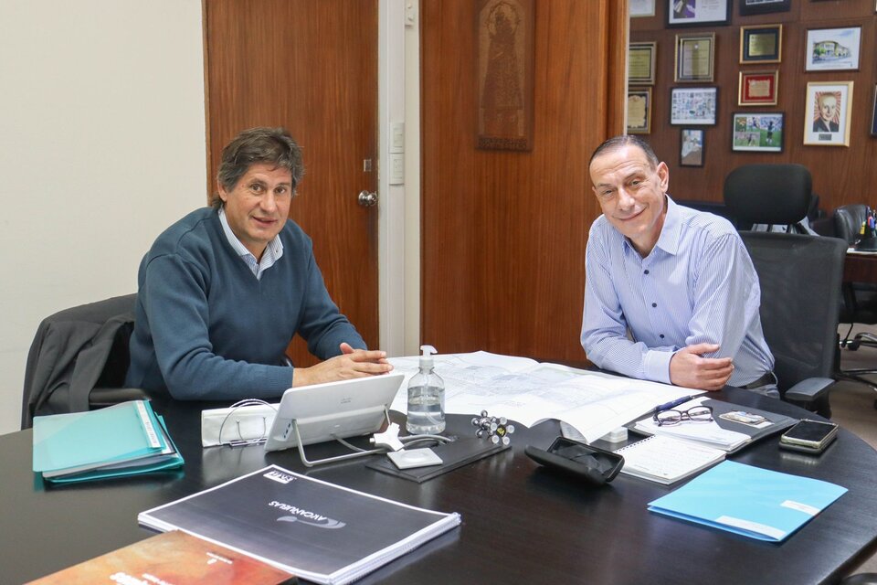 Roly Santacroce y Gustavo Arrieta.