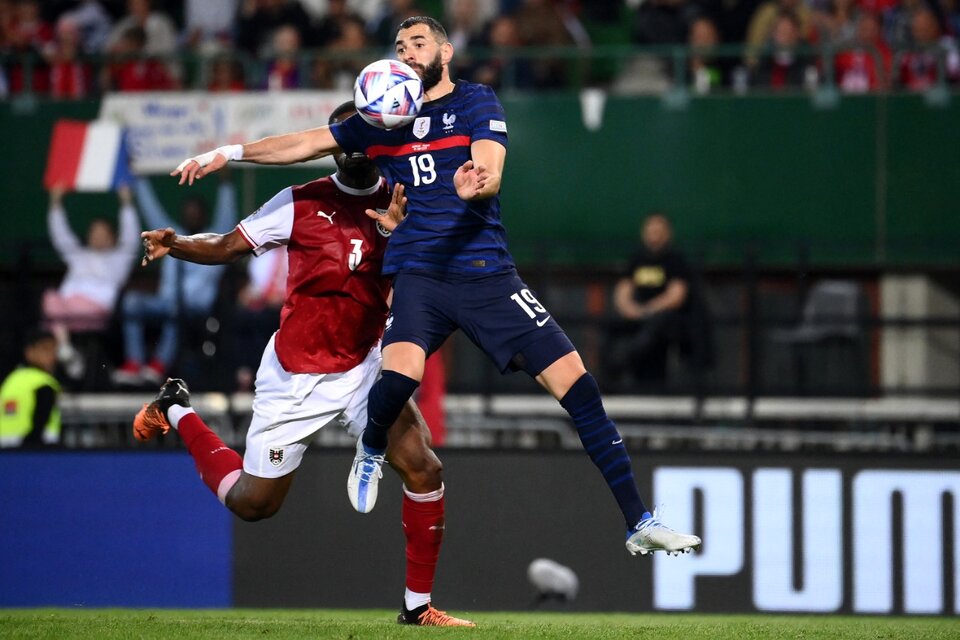 Benzema no pudo continuar con su racha de goles (Fuente: AFP)