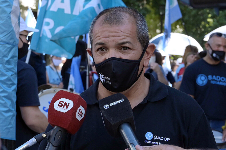 Martín Lucero, secretario general de Sadop.