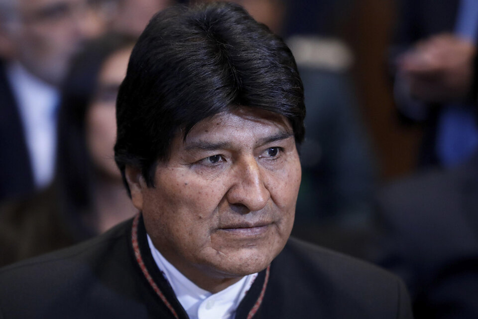 Evo Morales celebró la sentencia a la expresidenta de facto de Bolivia, Jeanine Áñez. Imagen: Noticias Argentinas (NA). 