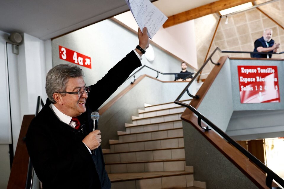 Jea-Luc Mélenchon, encabeza un cambio fundamental en el sistema político francés. (Fuente: AFP)