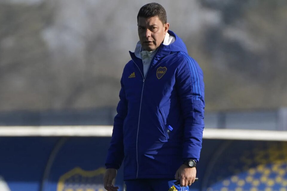 Sebastián Battaglia, entrenador xeneize (Fuente: Foto Prensa Boca)