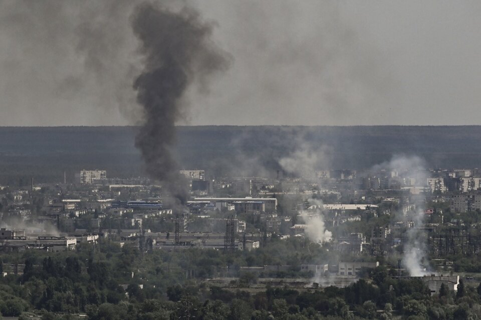 Las tropas rusas intentan rodear a las ucranianas en la ciudad de Severodonetsk (Fuente: AFP)