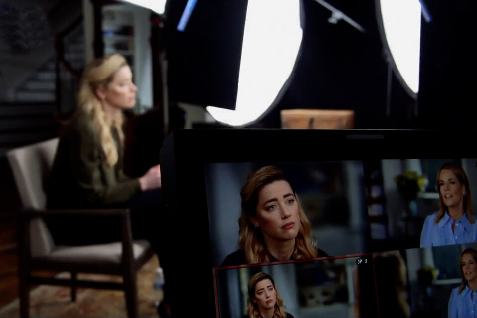 Amber Heard brindó una entrevista a dos semanas de perder el juicio por difamación contra Johnny Depp.  (Fuente: NBC News)