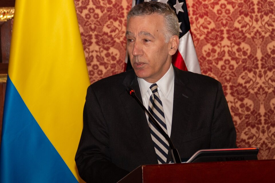El embajador estadounidense en Colombia, Philip Seth Goldberg, alertó por posibles actos de violencia en el marco de las elecciones. (TW/@USEmbassyBogota)