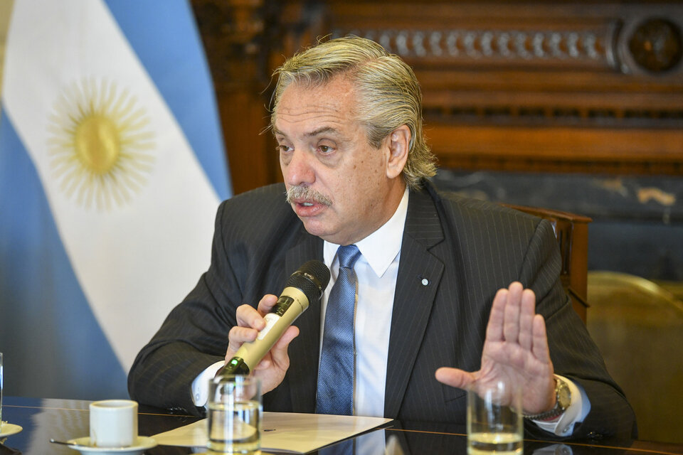 Alberto Fernández no ahorró críticas a la oposición.  (Fuente: NA)