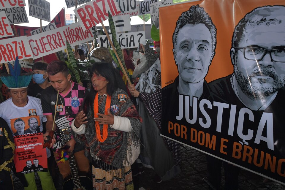 El informe policial detalló que las causas de muerte de Pereira y Phillips fueron por disparos de armas de fuego (Foto: AFP).