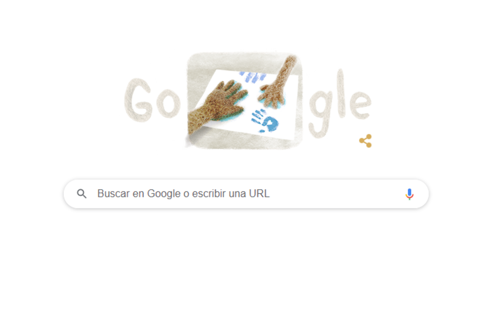 Google celebra el Día del Padre con un nuevo doodle temático. Imagen: Captura de pantalla de Google