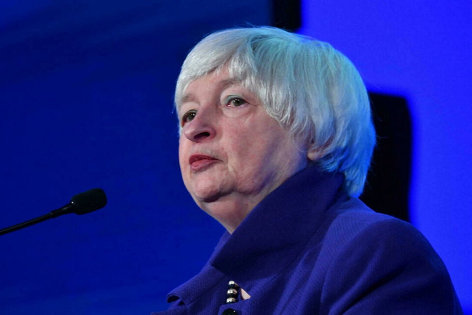 Janet Yellen, secretaria del Tesoro de Estados Unidos. (Fuente: AFP)