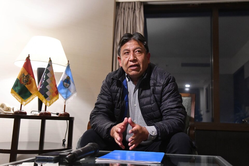 David Choquehuanca, vicepresidente de Bolivia.   (Fuente: Enrique García Medina)