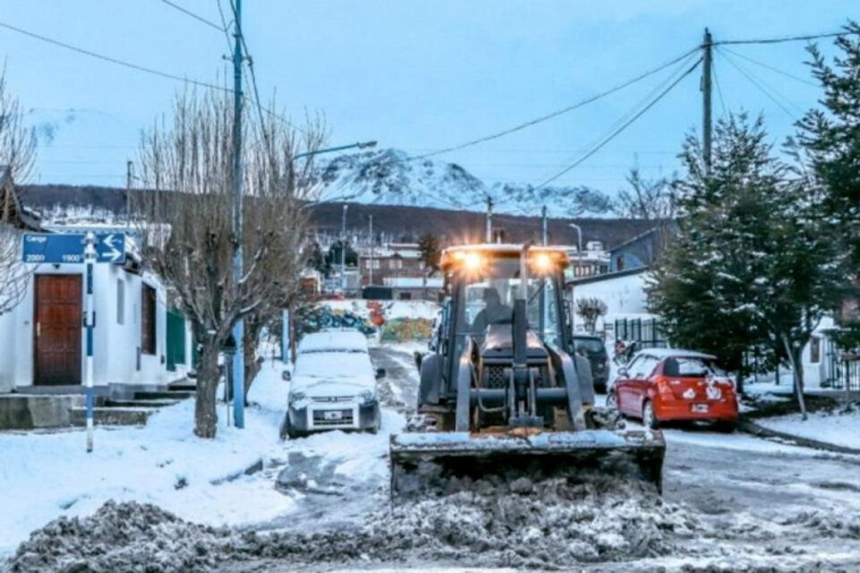 Varias localidades se encuentran bajo alerta del SMN por intensas nevadas. (Fuente: Télam)
