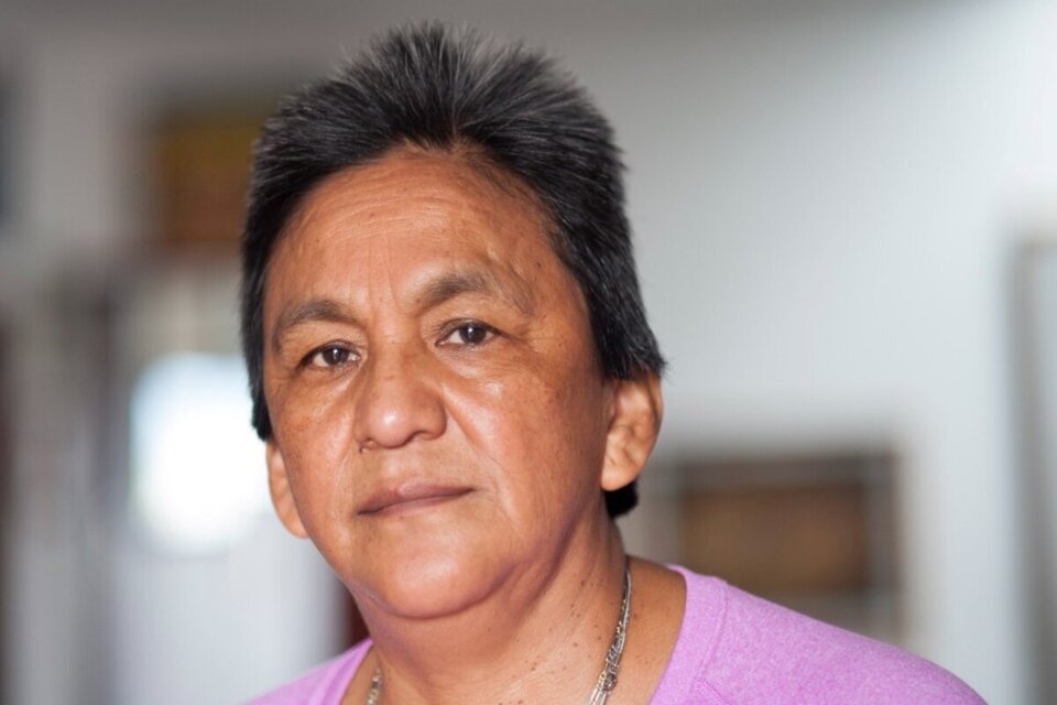 Milagro Sala, líder de la organización Tupac Amaru quien cumple prisión domiciliaria en su casa, fue trasladada a un sanatorio en San Salvador de Jujuy. Imagen: Adrián Pérez.
