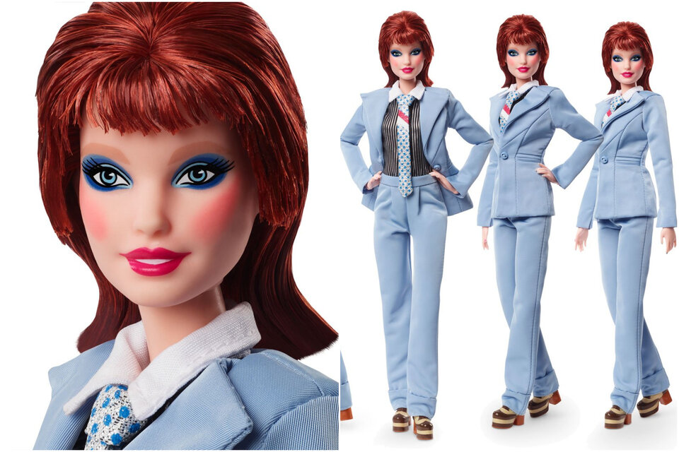 Toymakers Mattel anunció una segunda muñeca coleccionable en su Barbie como Bowie. (Facebook/David Bowie)