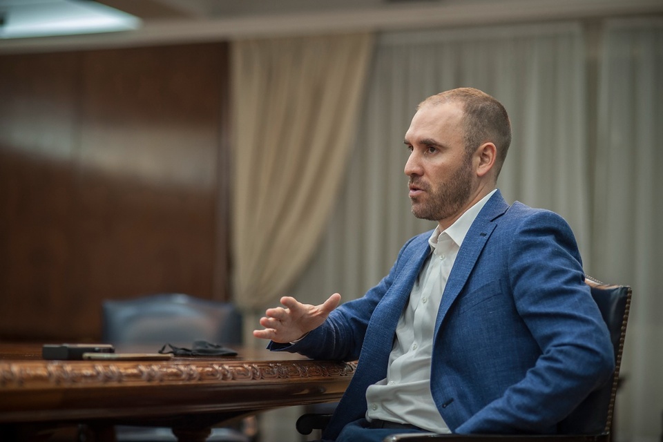 Martín Guzmán, el ahora exministro de Economía. (Fuente: Adrián Pérez)