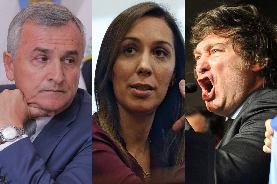 Gerardo Morales, María Eugenia Vidal y Javier Milei, algunos de los referentes opositores que se refirieron al cambio de ministro en Economía.
