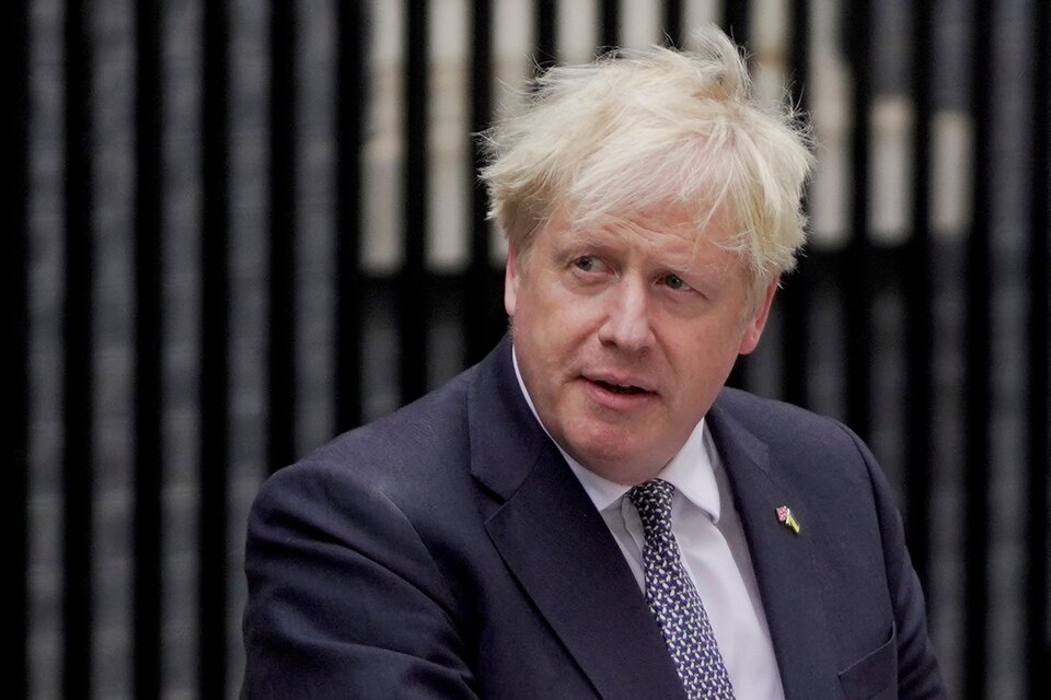 Tras su llegada al poder a mediados de 2019, Boris Johnson duró tres años al frente del gobierno británico. (AFP) 