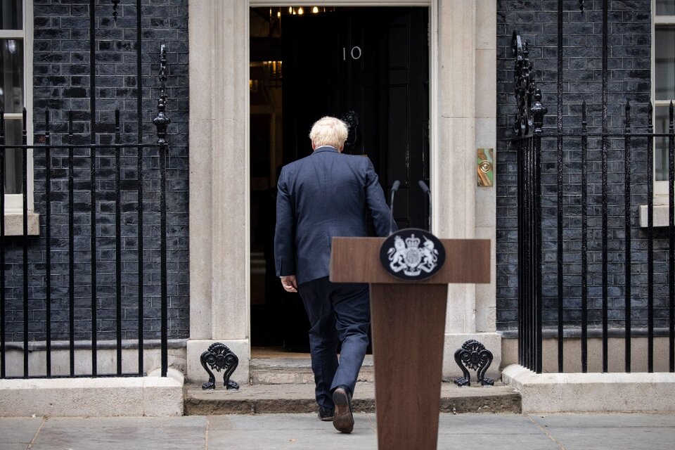 Boris johnson anunció su renunia peronotermina de irse. (Fuente: EFE)