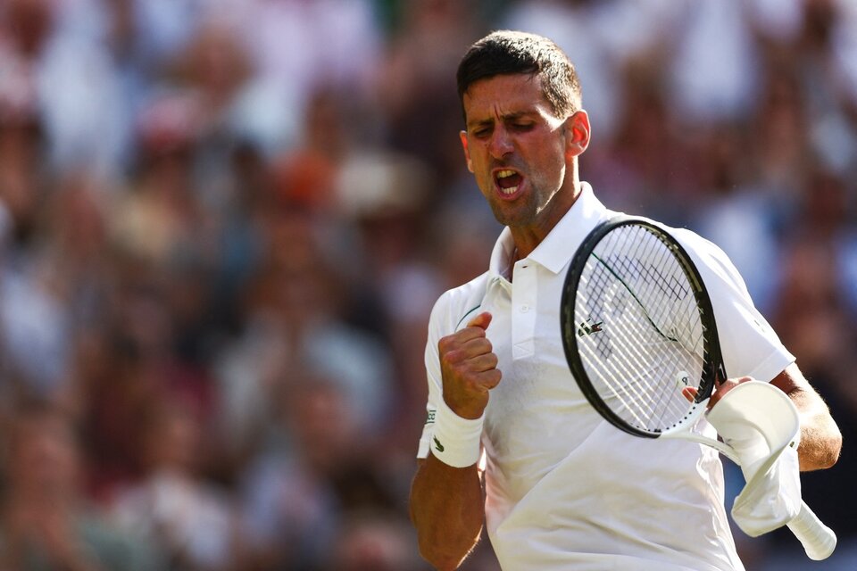 Djokovic festeja con euforia el triunfo ante Norrie