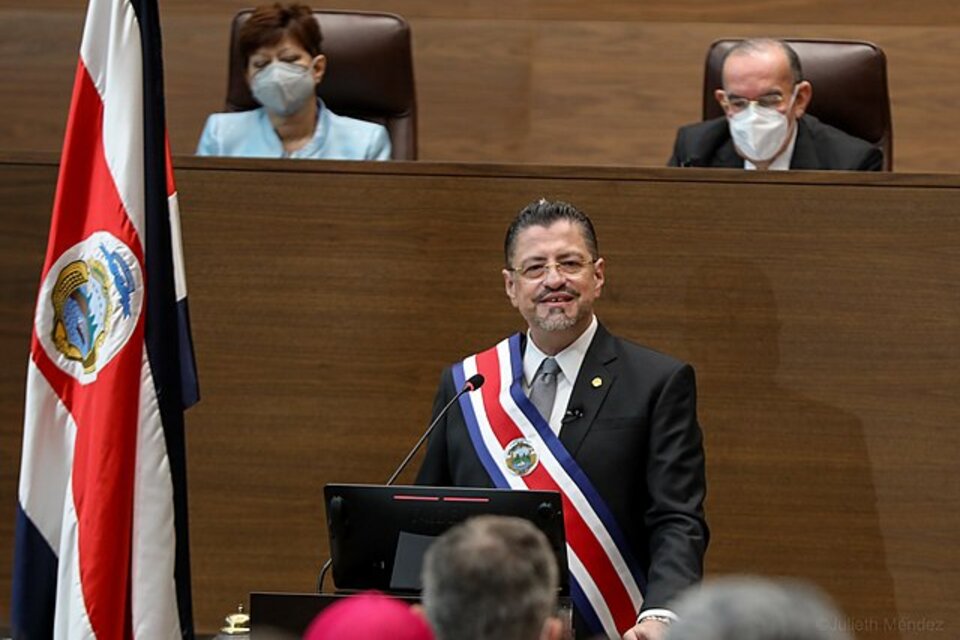 Presidente de Costa Rica, Rodrigo Chaves. Fuente: Wikimedia Commons.