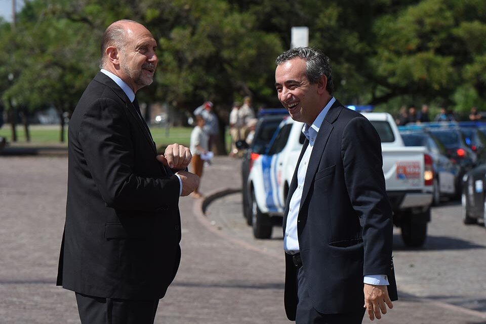 Al gobernador Perotti y el intendente Javkin los acerca una misma personalidad política. (Fuente: Sebastián Granata)